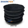 5 Pieces Wool Polishing Pads for Car Waxing and Buffing 5/6 Inch Set