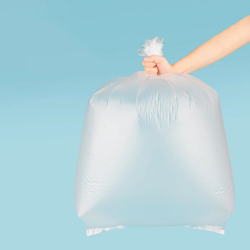 Large Black Transparent Heavy-Duty Garbage Bags 100-300pcs Outdoor Kitchen Trash