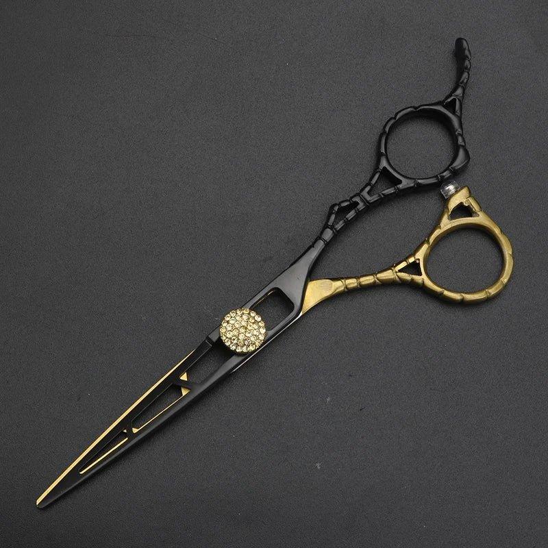 6-Inch Hair Cutting Scissors Thinning Hair Shears Barber Styling Tool