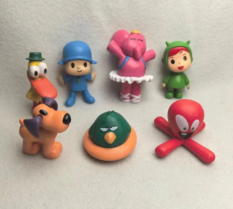 7Pcs Animal Toy Set with Bird, Duck, Elephant & More - Cute PVC Figures