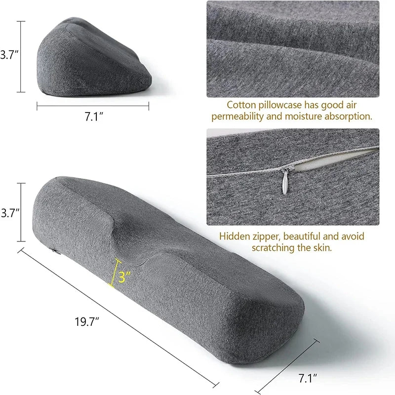 Memory Foam Cervical Neck Pillow for Pain Relief and Support