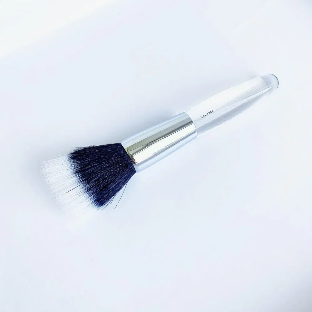 Dual-Fibre Face Foundation Blush Makeup Brush - Sheer Application Tool