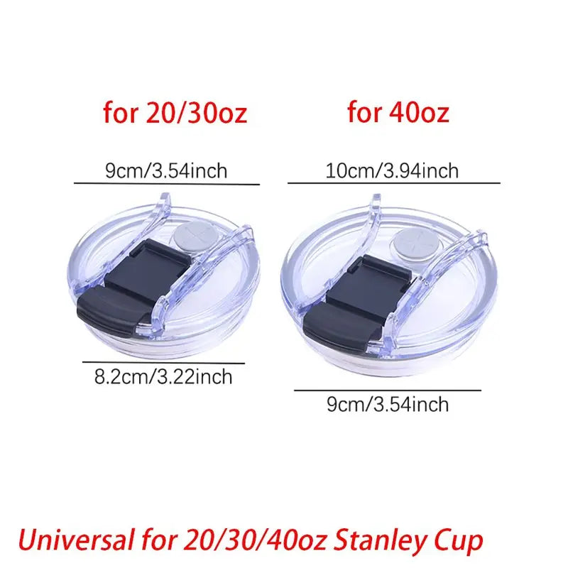 Spill Proof Replacement Lid for 20/30/40oz Tumblers with Handle - Multicolor Plastic