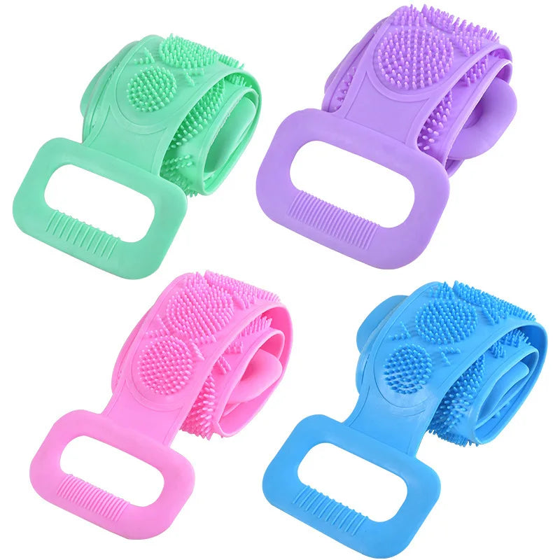 Silicone Body Sponge Brush for Shower Back Scrubber Exfoliating Massage