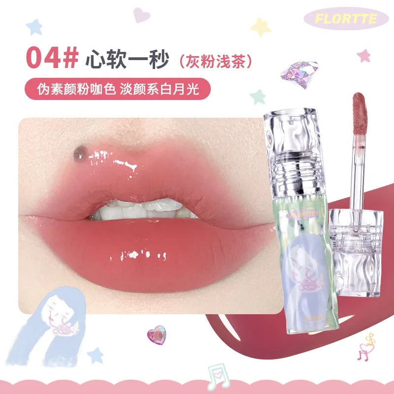 Longlasting Moisturizing Lip Gloss with Mirror Finish - No Stick Cup Formula