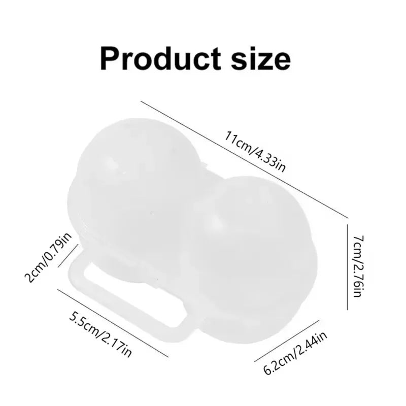 Portable Plastic Egg Storage Box Shockproof Travel Organizer for Household, Camping & Outdoor Use