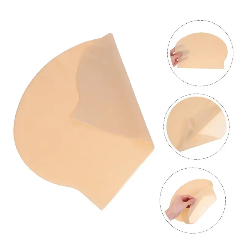 Lightweight Latex Bald Cap for Cosplay Halloween Makeup & Theatre - Breathable & Durable