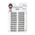 False Eyelash Clusters Natural Wispy Fluffy Lash Extensions with Reusable Spiky Spiky Effect