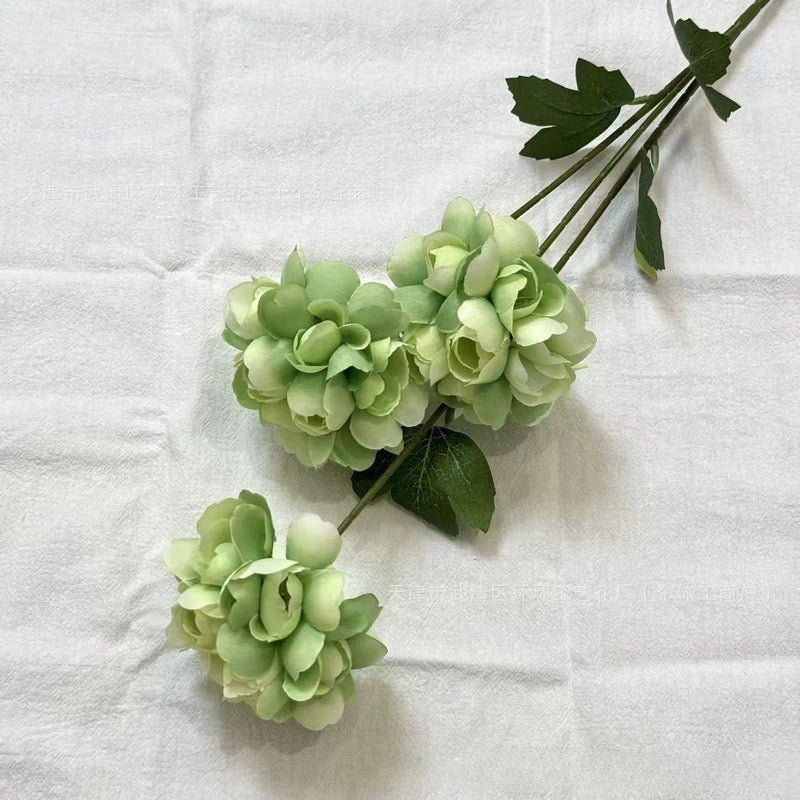 20pcs Artificial Flower Bouquets with 3-Head Grape Fruit & Dahlia for Wedding & Garden Decor