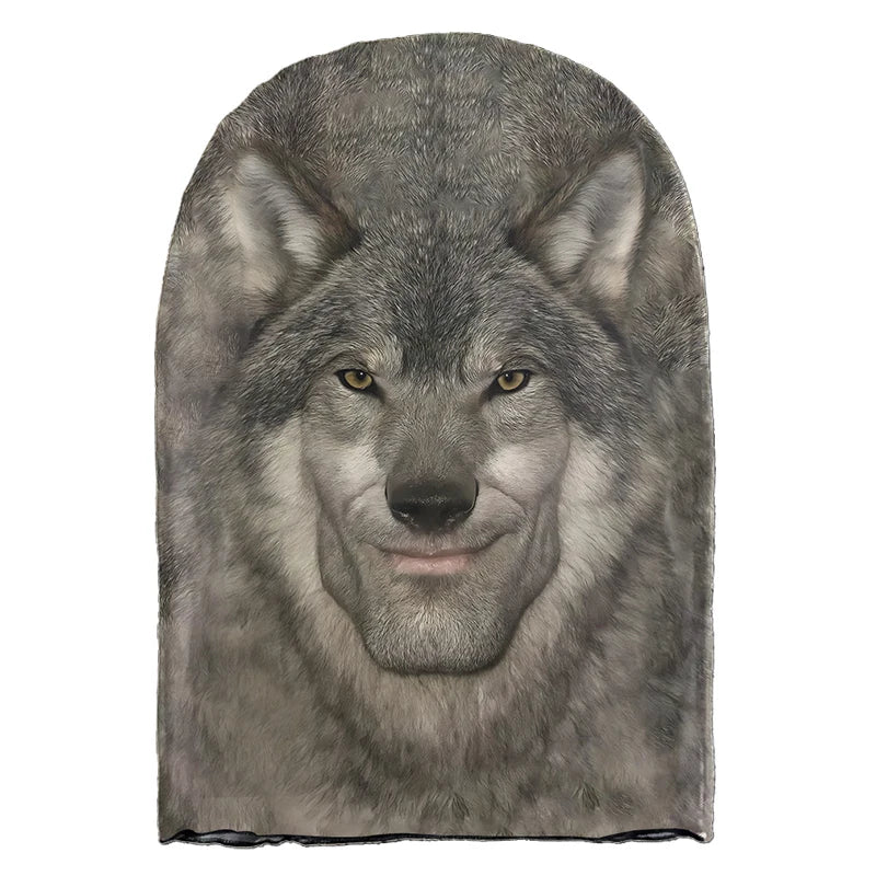 Halloween 3D Printed Elastic Mesh Animal Mask Full Face Cover for Party Cosplay