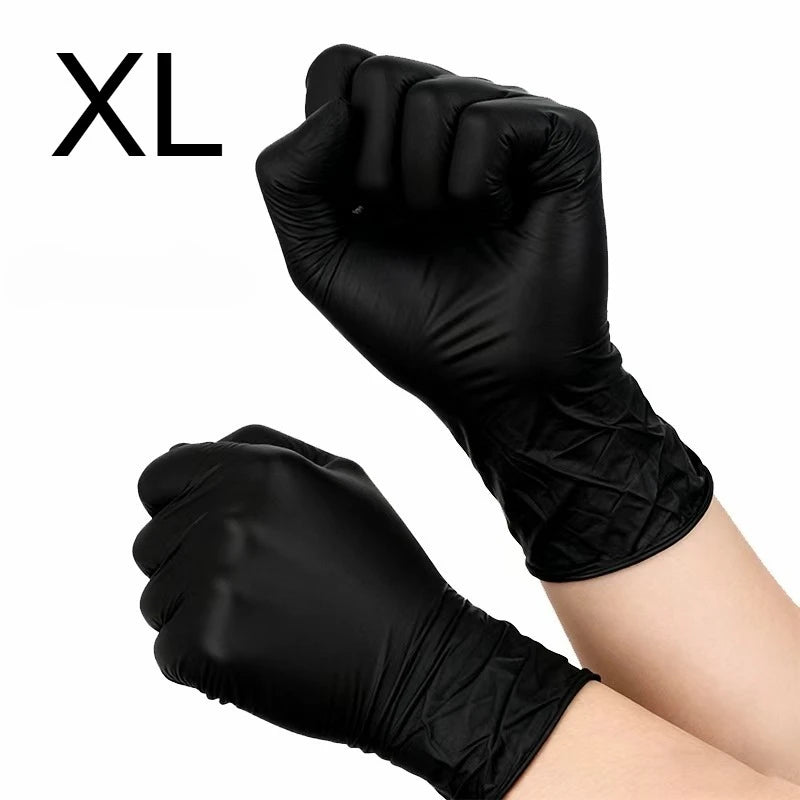 Disposable Nitrile Gloves Pack - Household Cleaning, Hairdressing, Manicure, Kitchen Use