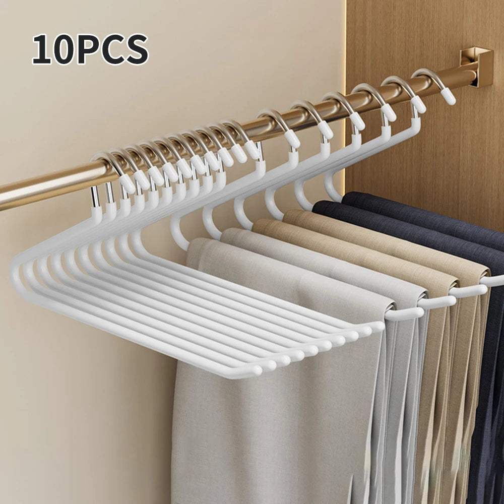 30PCS Goose-Shaped Pants Rack Clips for Wardrobe & Drying Storage