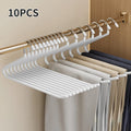 30PCS Goose-Shaped Pants Rack Clips for Wardrobe & Drying Storage