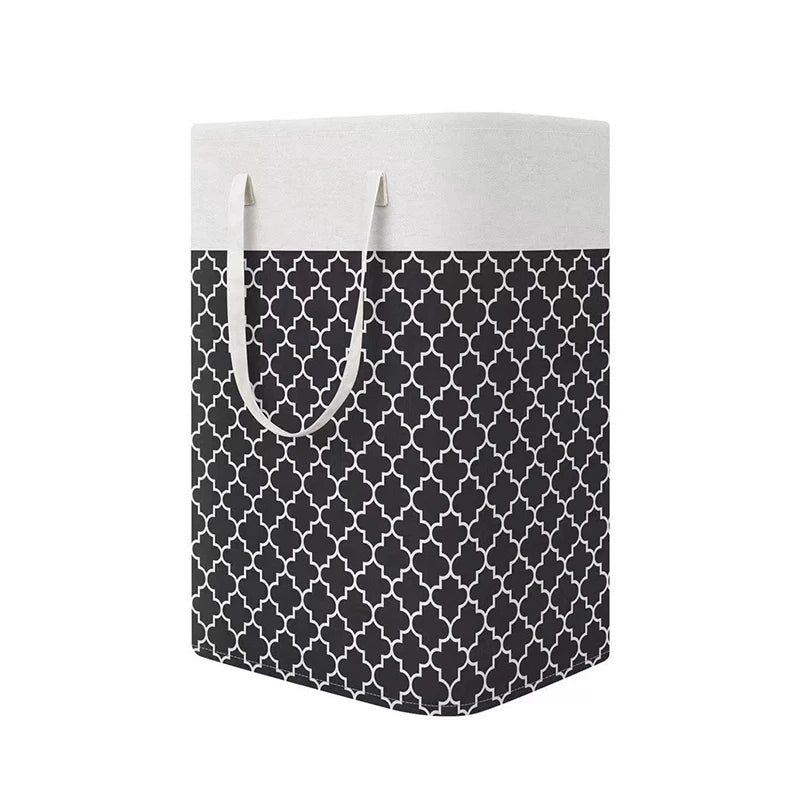 Large Capacity Laundry Hamper 75L with Handles - Collapsible Storage Basket for Bathroom & Home