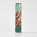 Portable Spray Bottle 10ML Refillable Glass Perfume Bottle with Floral Pattern