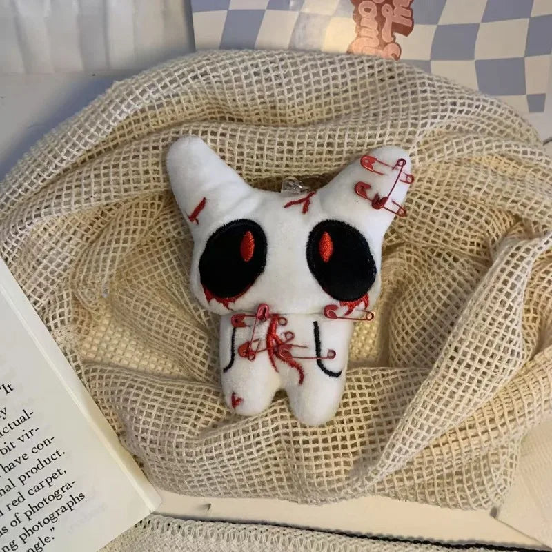 Halloween Horror Plush Keychain Creepy Monster Doll for Bags and Decor