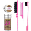 High Shine Hair Wax Stick for Smooth Long-Lasting Anti-Frizz Styling with 3-Comb Kit
