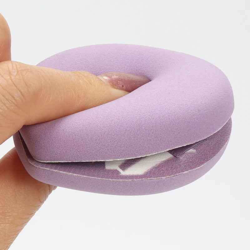 Large Cotton Candy Cosmetic Puff Set - Super Soft Makeup Sponge for Powder & Foundation