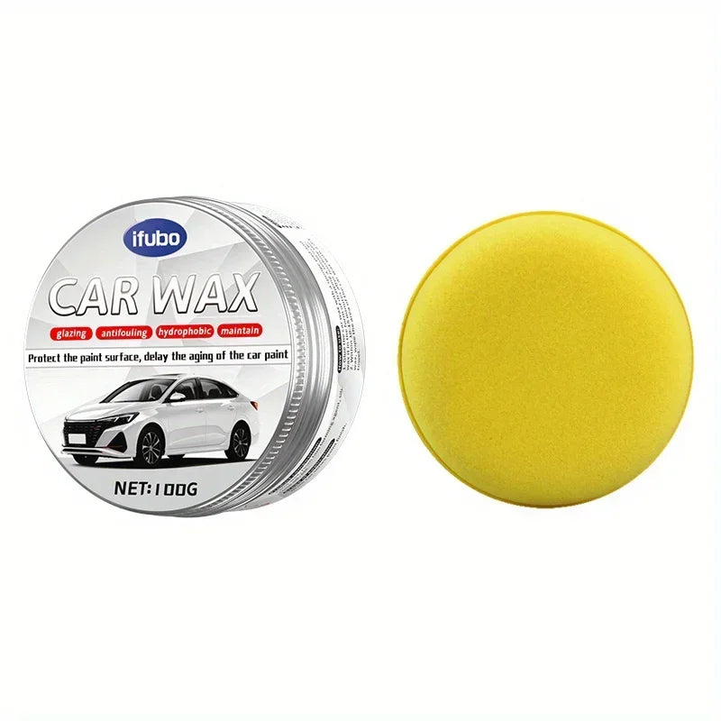 Premium White Car Wax - Scratch Repair & Polishing Paste for All White Vehicles