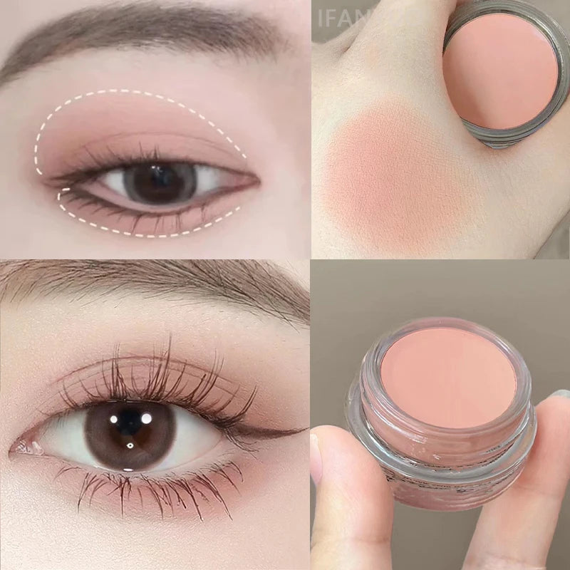 Long-Lasting Cream Eyeshadow Palette - Waterproof, Silky Soft, Versatile Colors