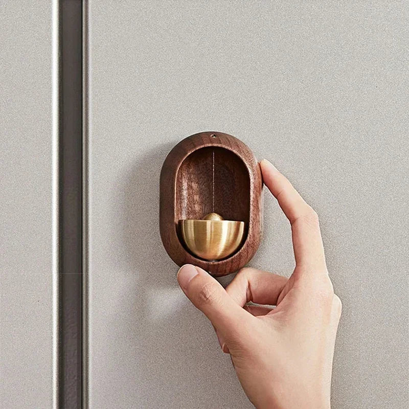 Japanese Wind Chimes Door Bell - Wooden & Brass Home Decor, Landscape Bell, Remind Bell for Doors