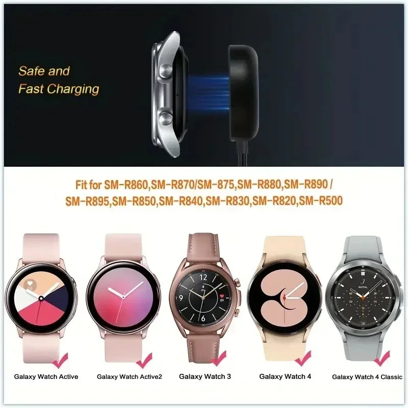 Wireless Magnetic Watch Charger Dock for Samsung Galaxy Watch 8/7/6/5 Pro & Active