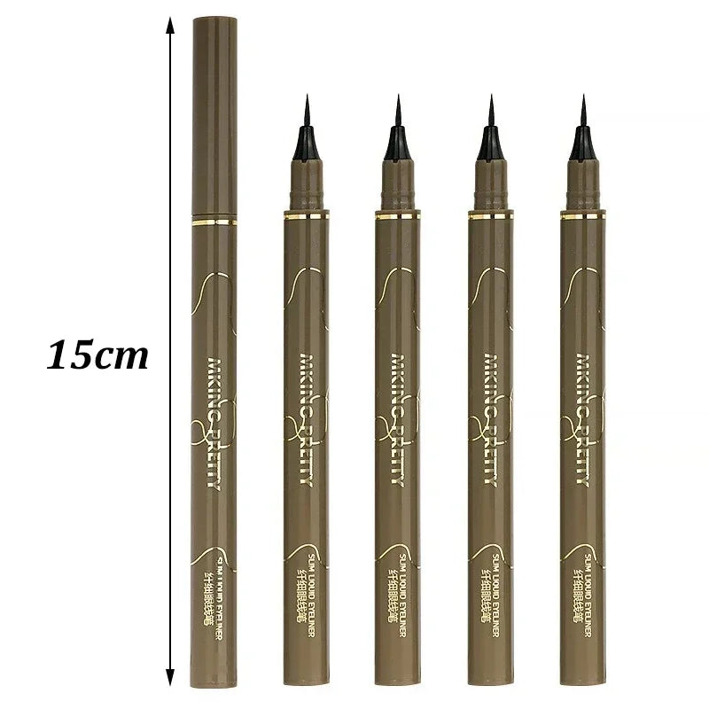 Waterproof Liquid Eyeliner Pen - Ultra-Fine Matte Long-Lasting Eye Makeup