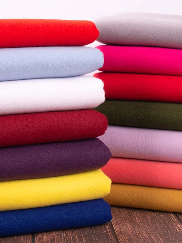 150cm Wide Thickened Double-Sided Woolen Fabric for Autumn Winter Coats DIY Sewing