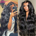 Long Human Hair Lace Front Wig 13x4 13x6 Body Wave Water Wave Pre Plucked
