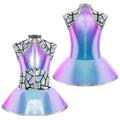 Girls Alien Cosplay Costume Space Spacecraft Tutu Dress for Roleplay & Halloween