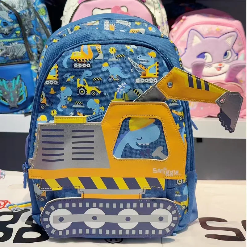 Large Capacity Student Trolley Bag with Lunch Box - Portable Travel Backpack