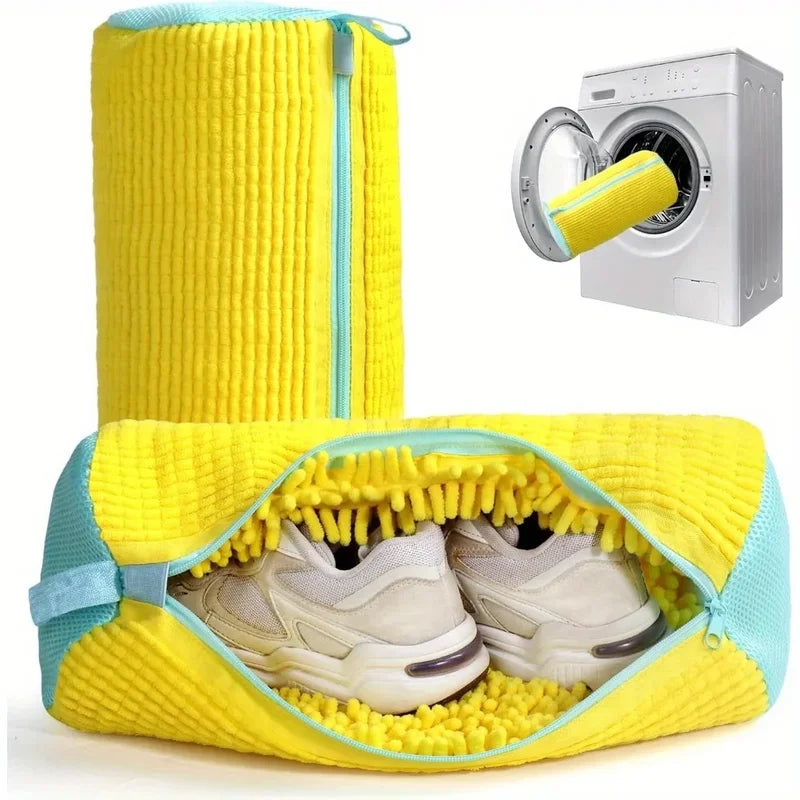 Durable Shoe Washing Machine Bag for All Shoe Types - Reusable Laundry Wash Bag