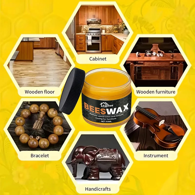 Wooden Furniture Polishing Beeswax for Wood Floor & Furniture Care Waterproof Wax