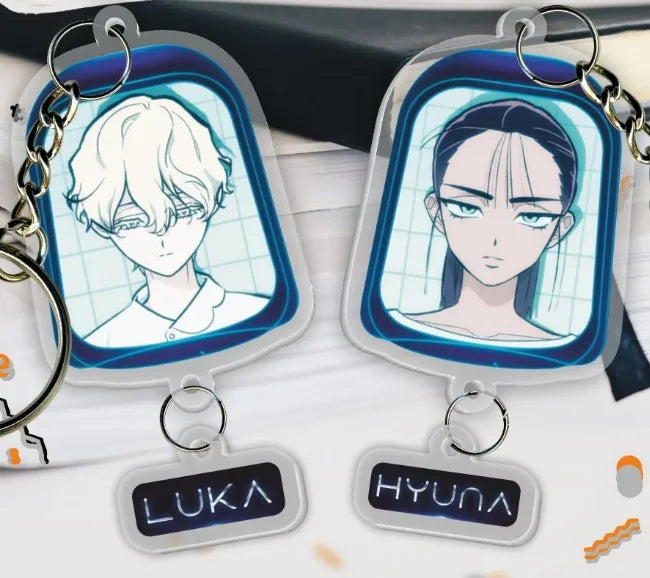 Anime Character Acrylic Keychain Bag Pendant – Alien Stage Luka Hyuna Collection