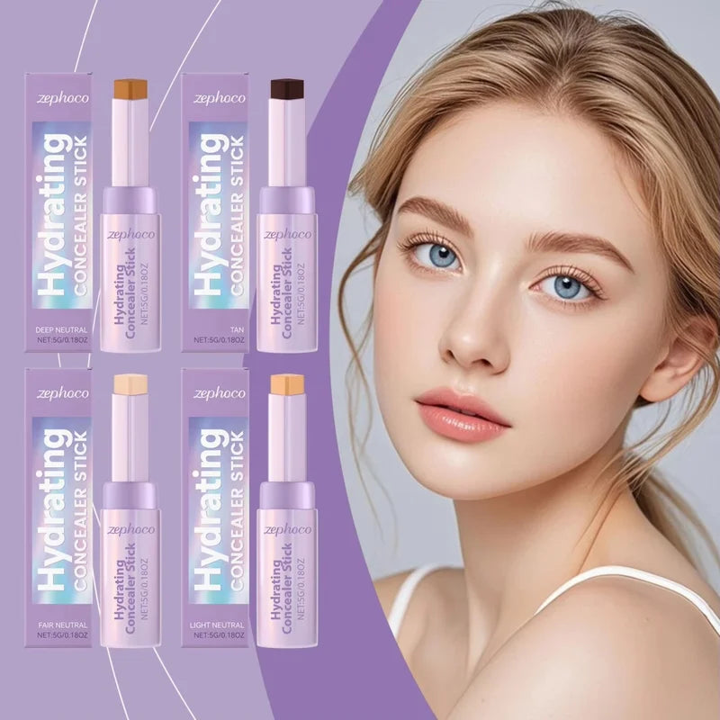 Waterproof Concealer Contour Stick for Acne Scars Skin Flaws Face Makeup Tool