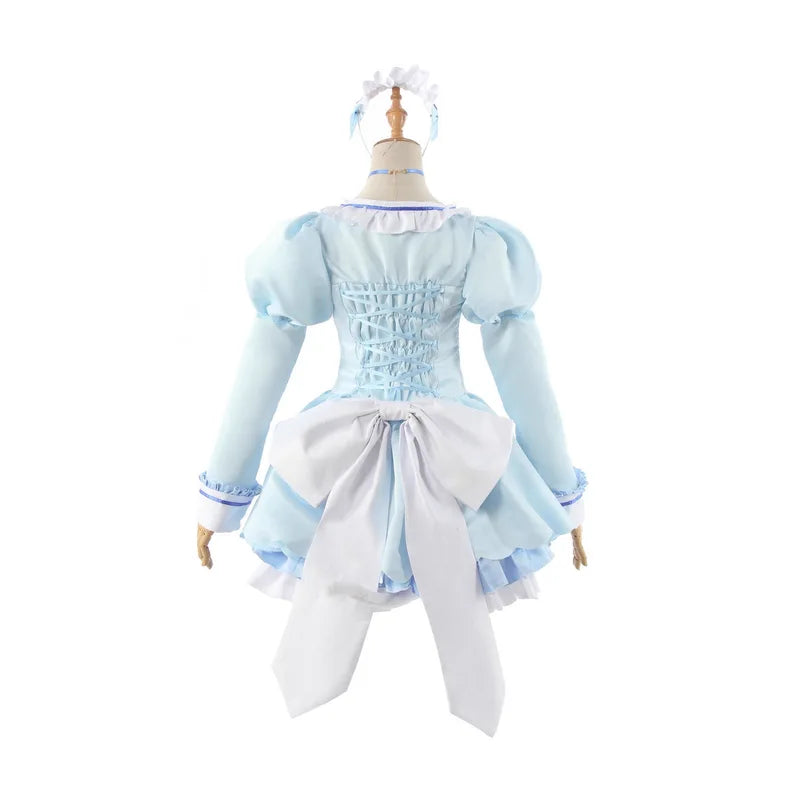 Anime Cat Girl Costume Set for Cosplay and Halloween - Pink & Blue Variants