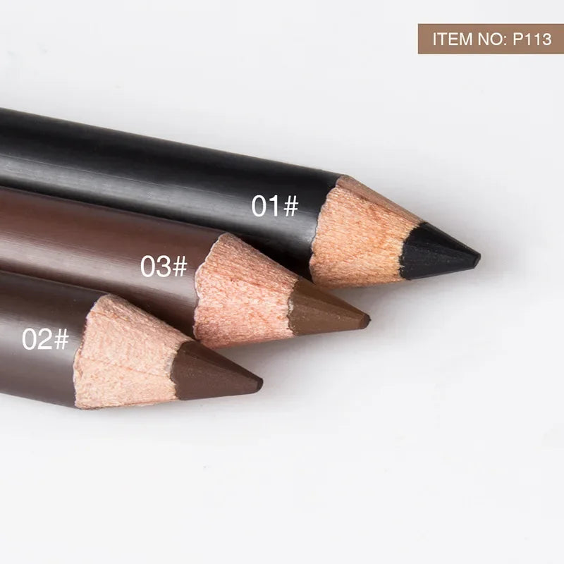 Long Lasting Waterproof Eyebrow Pencil & Eyeliner Set - Permanent Makeup Tools