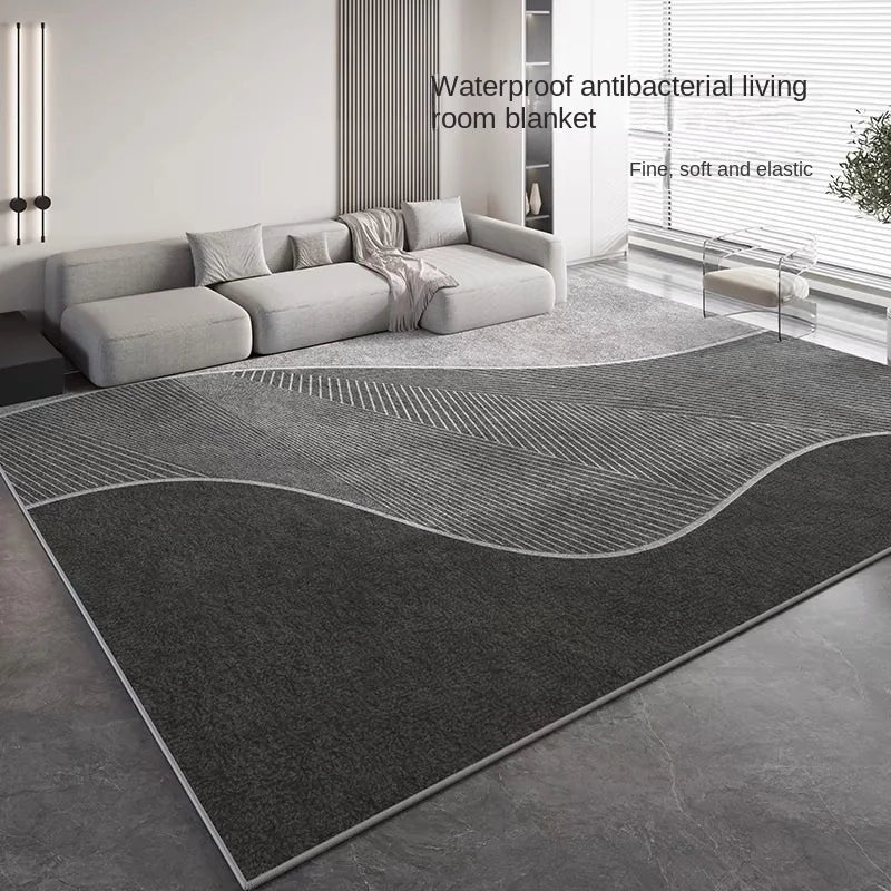 Large Velvet Area Rug for Living Room Bedroom Balcony Minimalist Home Decor