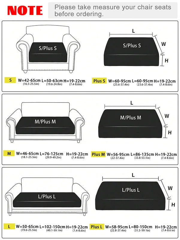 Elastic Sofa Cover for L-Shaped Couches - Floral Print, Dust-Resistant, Removable & Adjustable