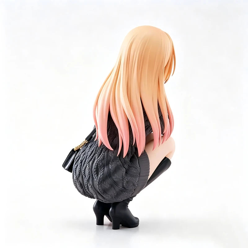 Anime Marin Kitagawa Squatting Pose PVC Figure 10CM Doll Collection Toy