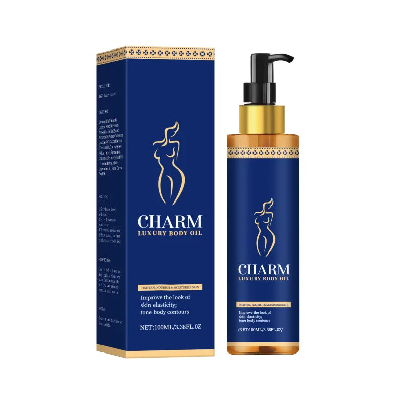 Body Oil for Tightening & Brightening - Nourishing, Firming, Anti-Cellulite Massage Oil