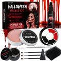 8-Piece Halloween Special Effects Makeup Kit with Wound & Scar Tools - Realistic FX Set
