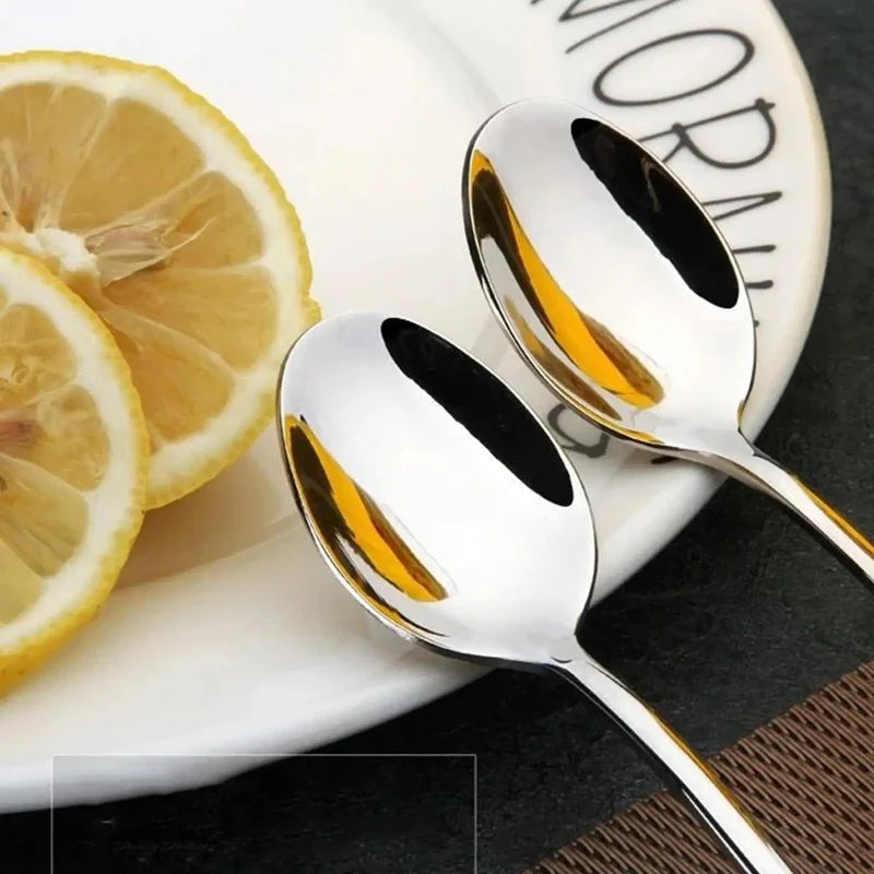 6Pcs Long Handle Stainless Steel Ice Tea Spoons - Dishwasher Safe