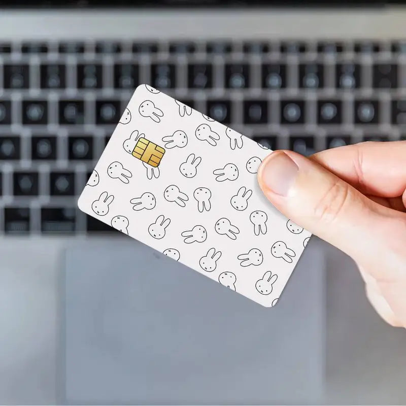 Waterproof M-Miffy Credit Card Stickers for Bank and Metro Cards - Gift Set