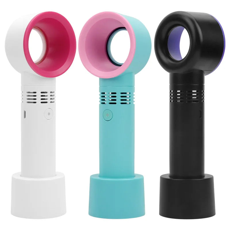 USB Charging Eyelash Dryer Bladeless Fan for False Lashes & Makeup Setting