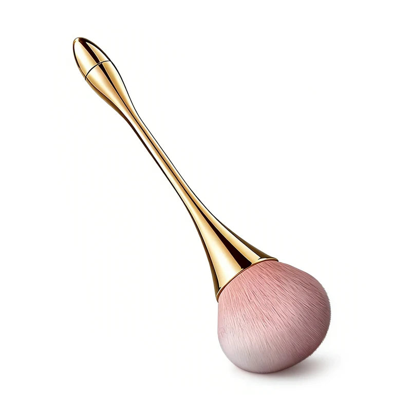 Small Fluffy Powder Brush for Blush & Setting Powder - Waist Design Beauty Tool