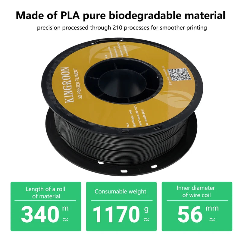 10kg PLA & PETG 3D Printer Filament Set - 1.75mm Multiple Colors & Materials