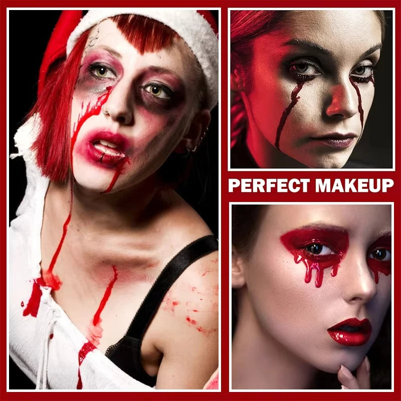 Halloween Fake Blood Spray - Realistic Horror Blood Effect for Costumes & Decor