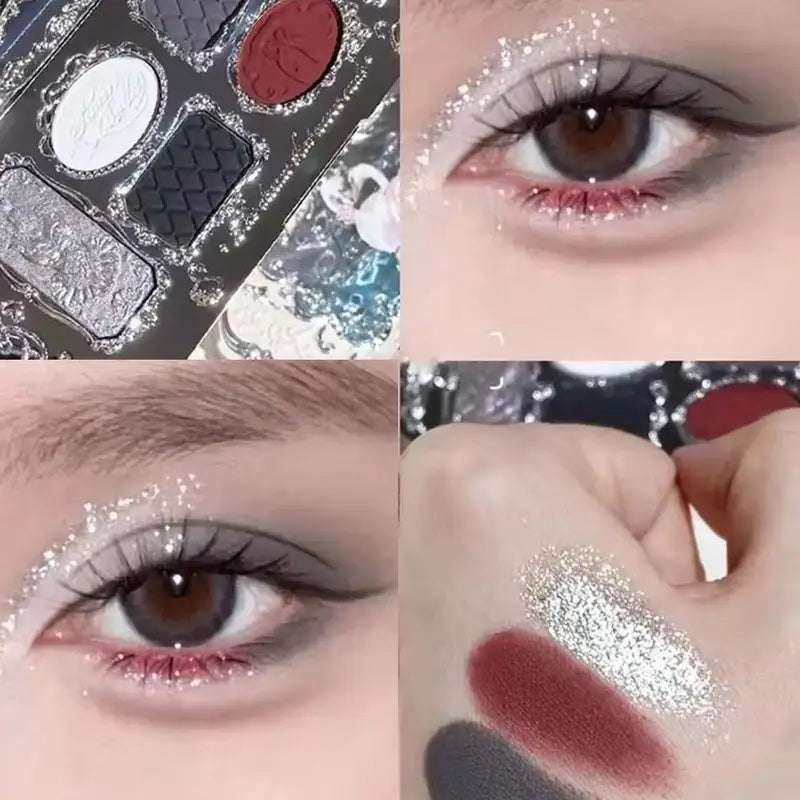 Magic Ballet Eyeshadow Palette - Versatile Matte, Shimmer & Glitter Shades