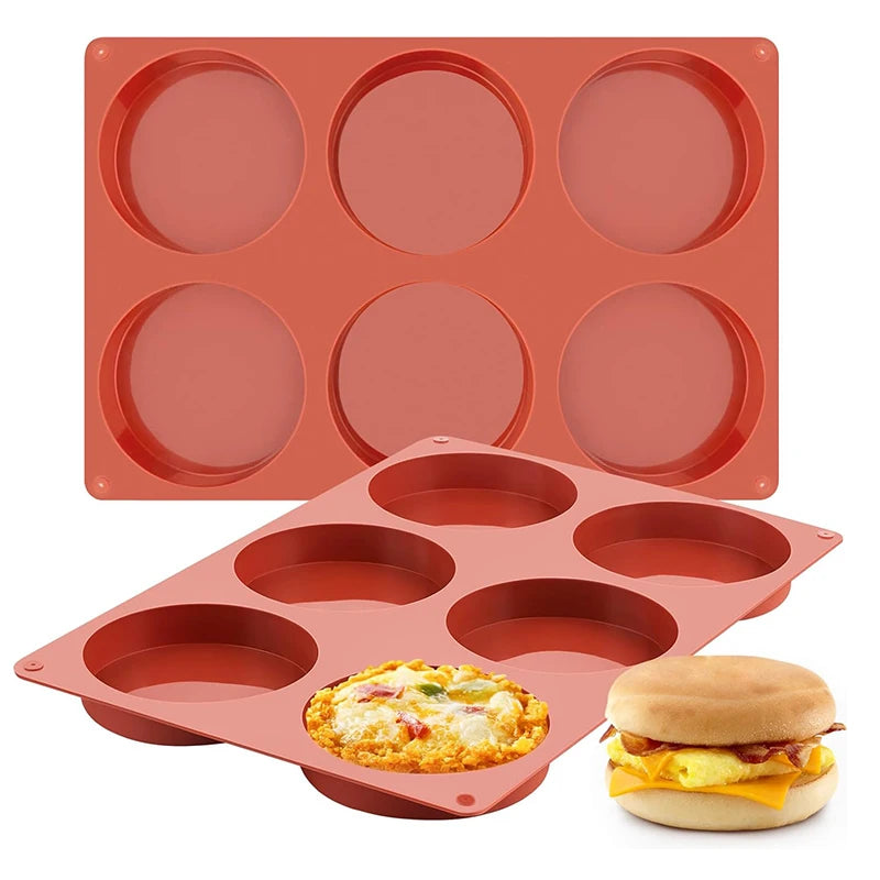 Large Round Silicone Mold for Baking and Resin Crafts - Multiple Colors